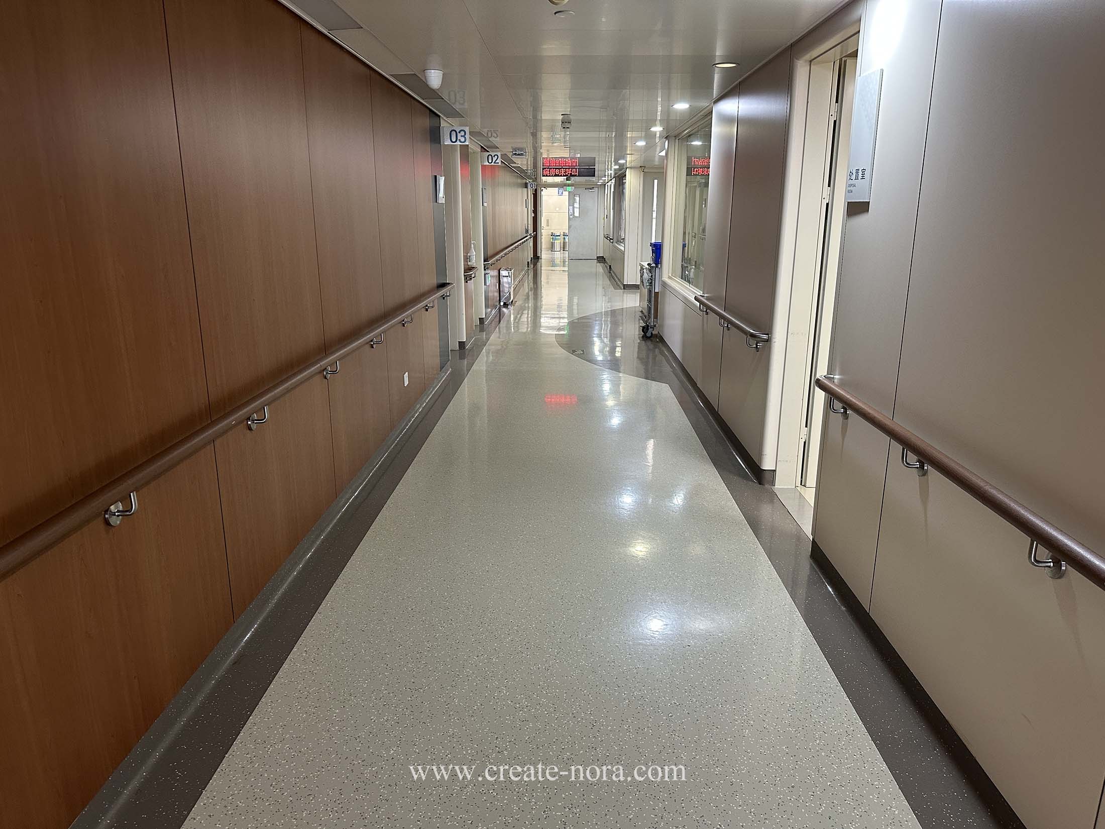 the photo of nora rubber flooring in The First Affiliated Hospital of Zhengzhou University 7